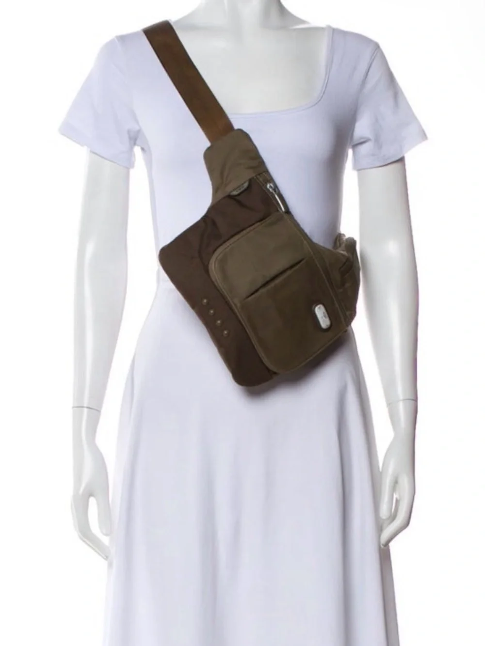 Tumi Tech Crossbody Canvas Bag